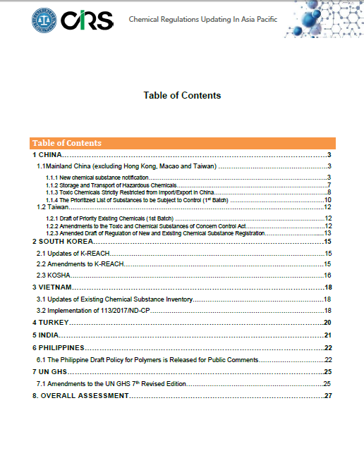 Chemical,Pacific,Regulations,Report,Department