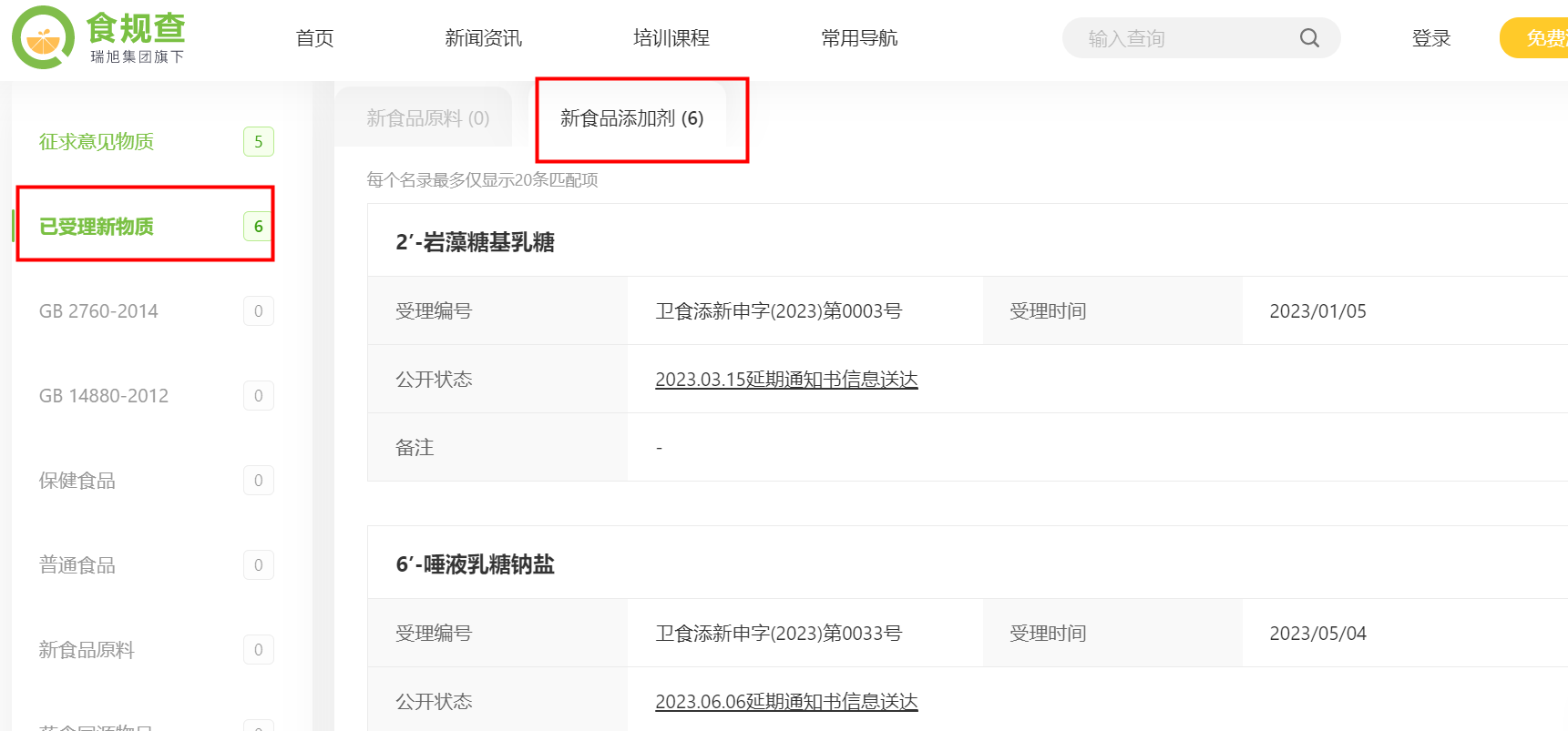 食品,新食品原料,添加剂,母乳低聚糖,食规查,食品添加剂新品种